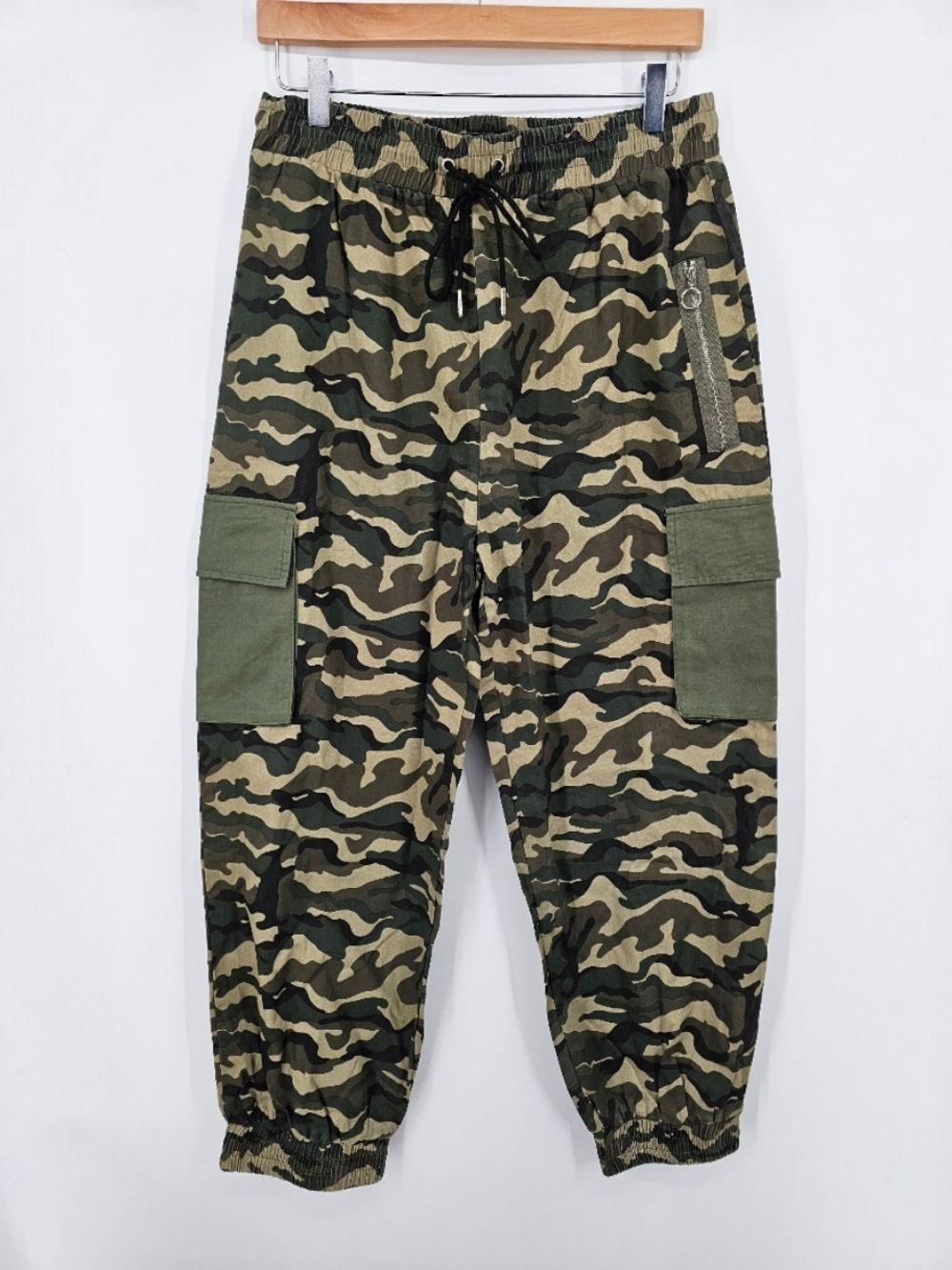 Fashion Nova Cadet On Duty Cargo Pants XL Camo NWT Utility Jogger